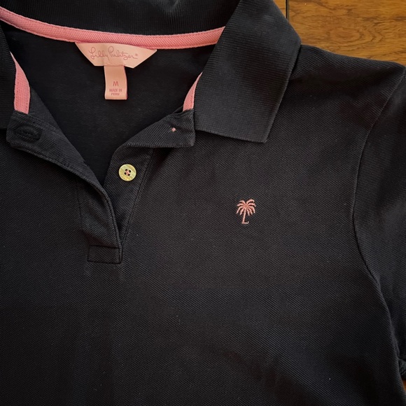 Lilly Pulitzer Navy Polo - Picture 3 of 5